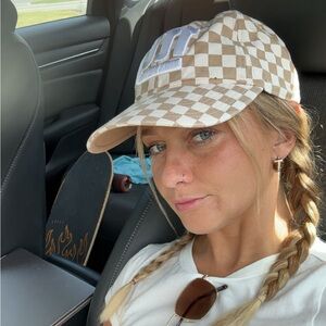 NYgiants checkered cap